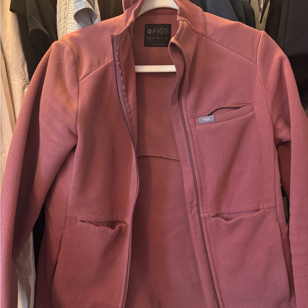 Figs Dusty Rose Jacket